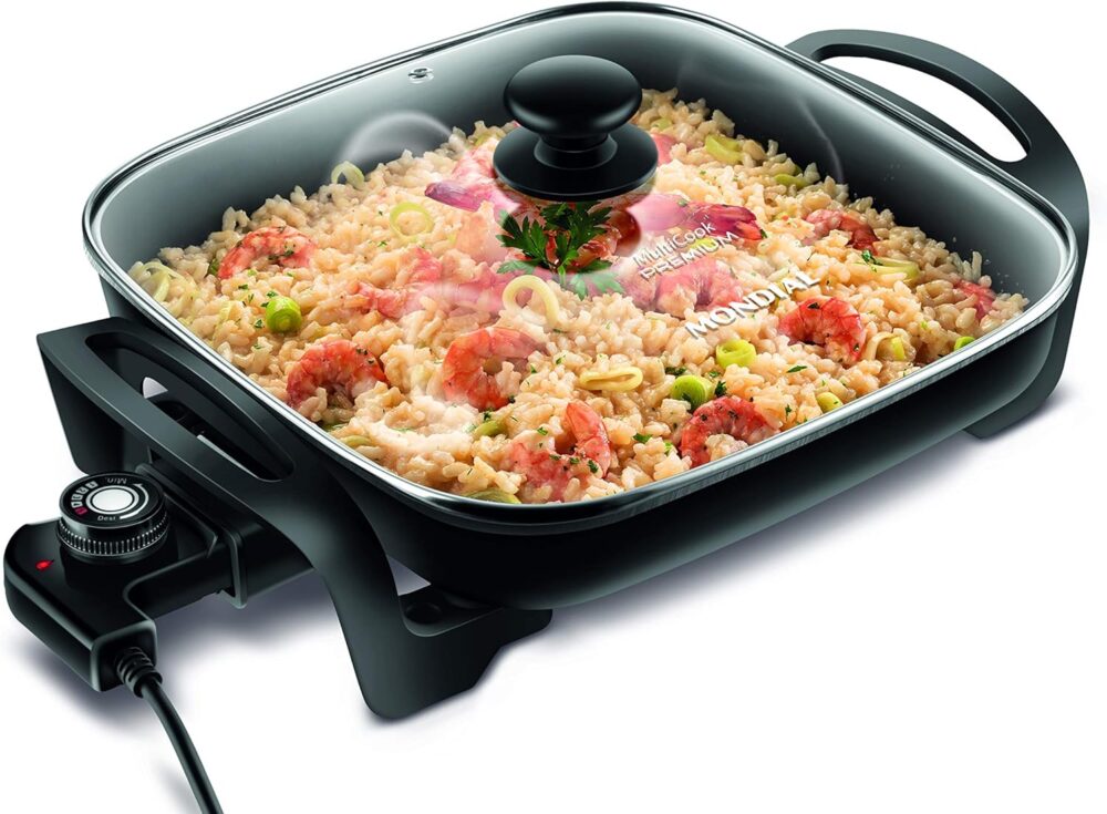 Panela Elétrica Multicook Premium, Mondial, Preto, 1200W, 11...