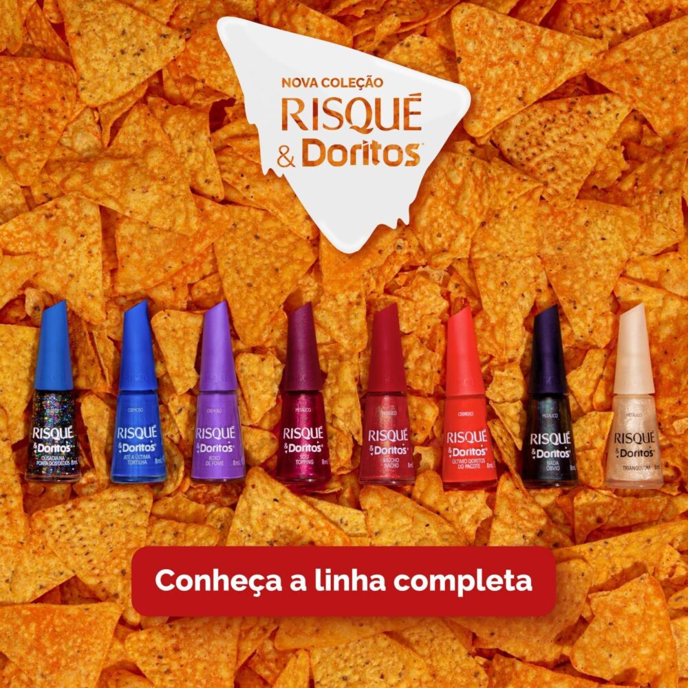 Esmalte Vermelho Risqué & Doritos Mucho Nacho Metálico 8ml - Image 7