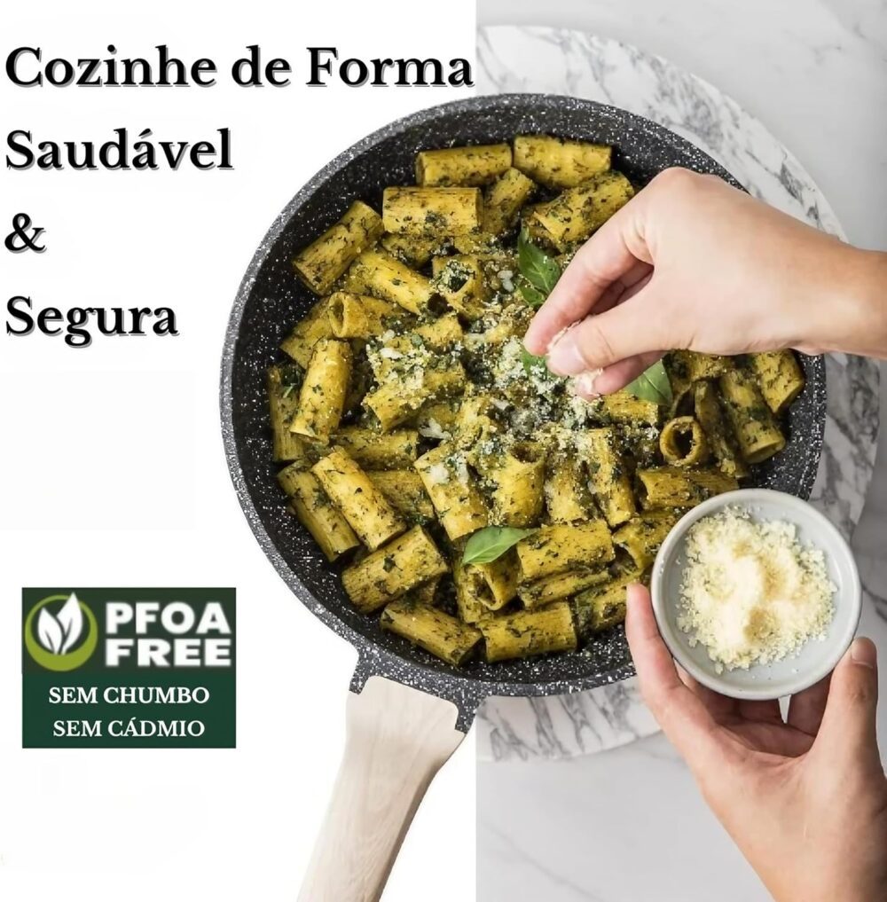 Frigideira Antiaderente 24cm em Alumínio com Revestimento Ce... - Image 2