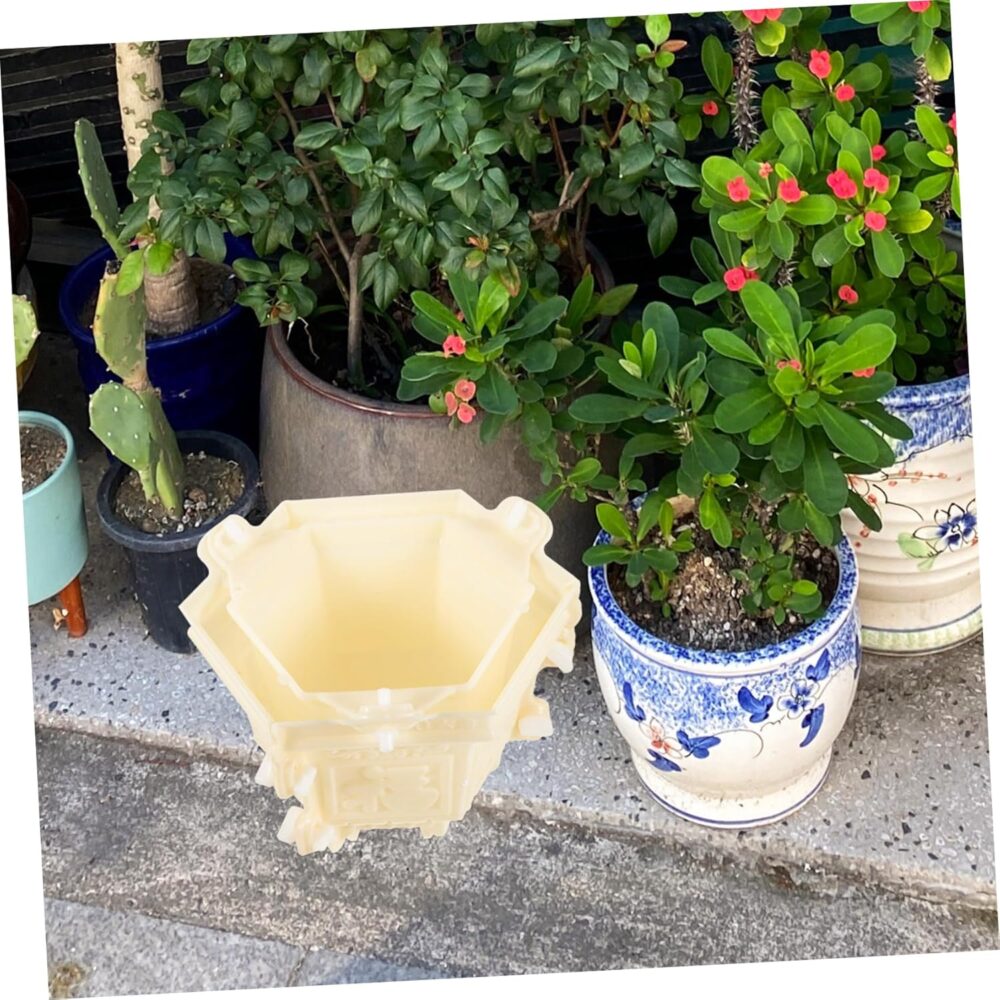 Toddmomy moldes de recipiente cimento decoração de plantas m... - Image 3
