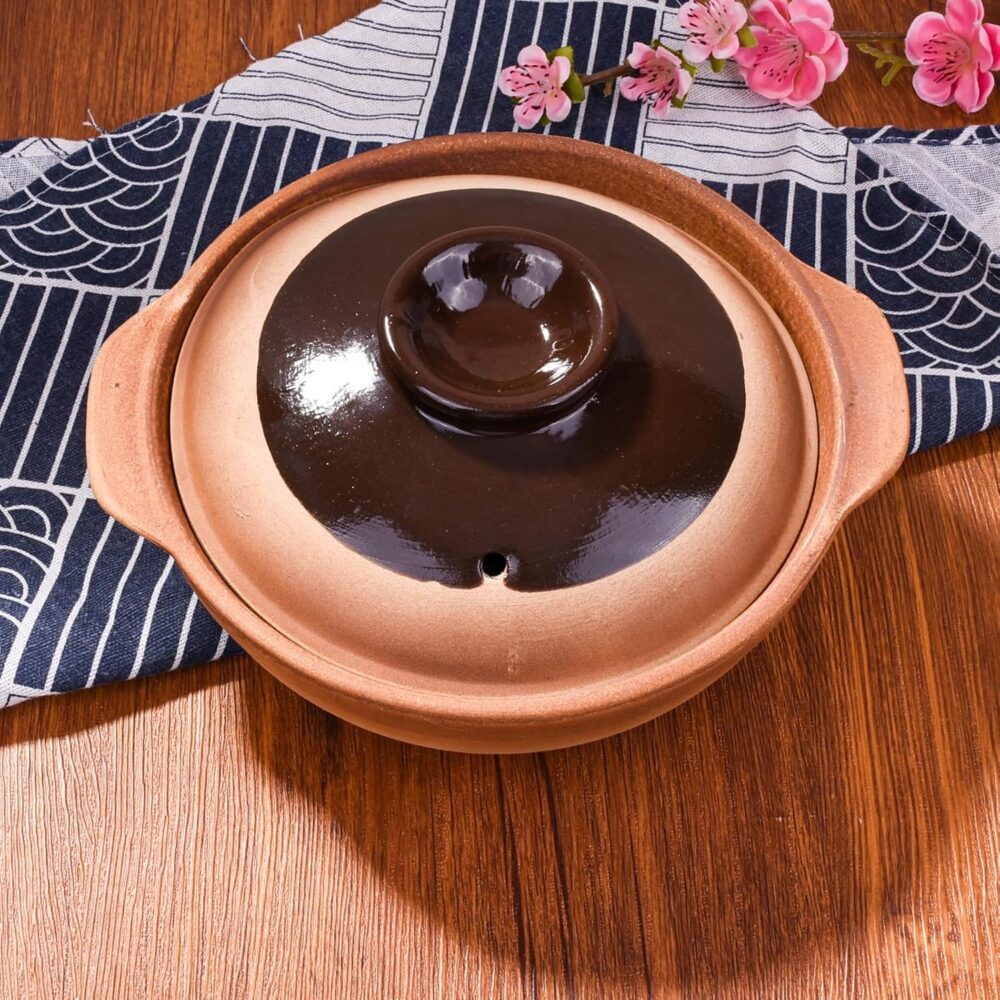Caçarola com tampa Panela de argila chinesa panela de argila... - Image 8