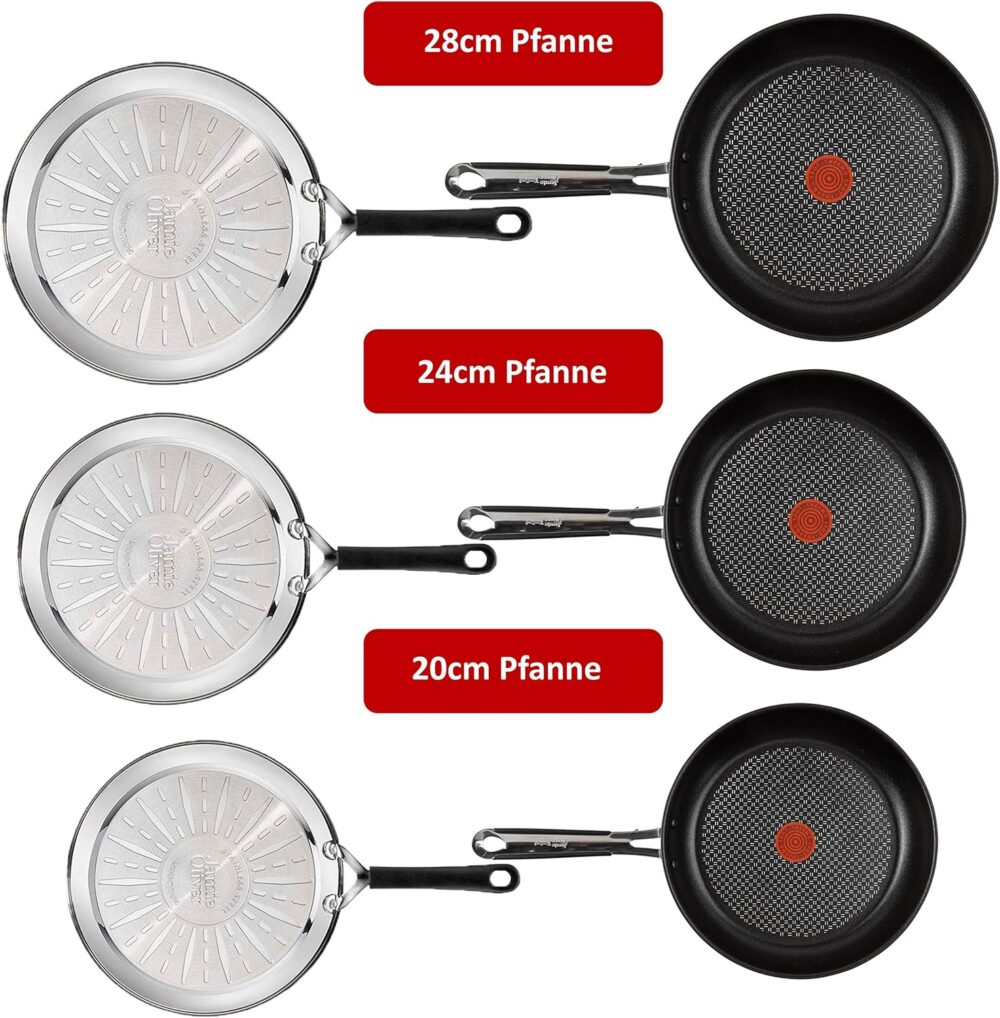 Frigideira Com Indução Tefal So Chef 21cm Vermelha - Image 2