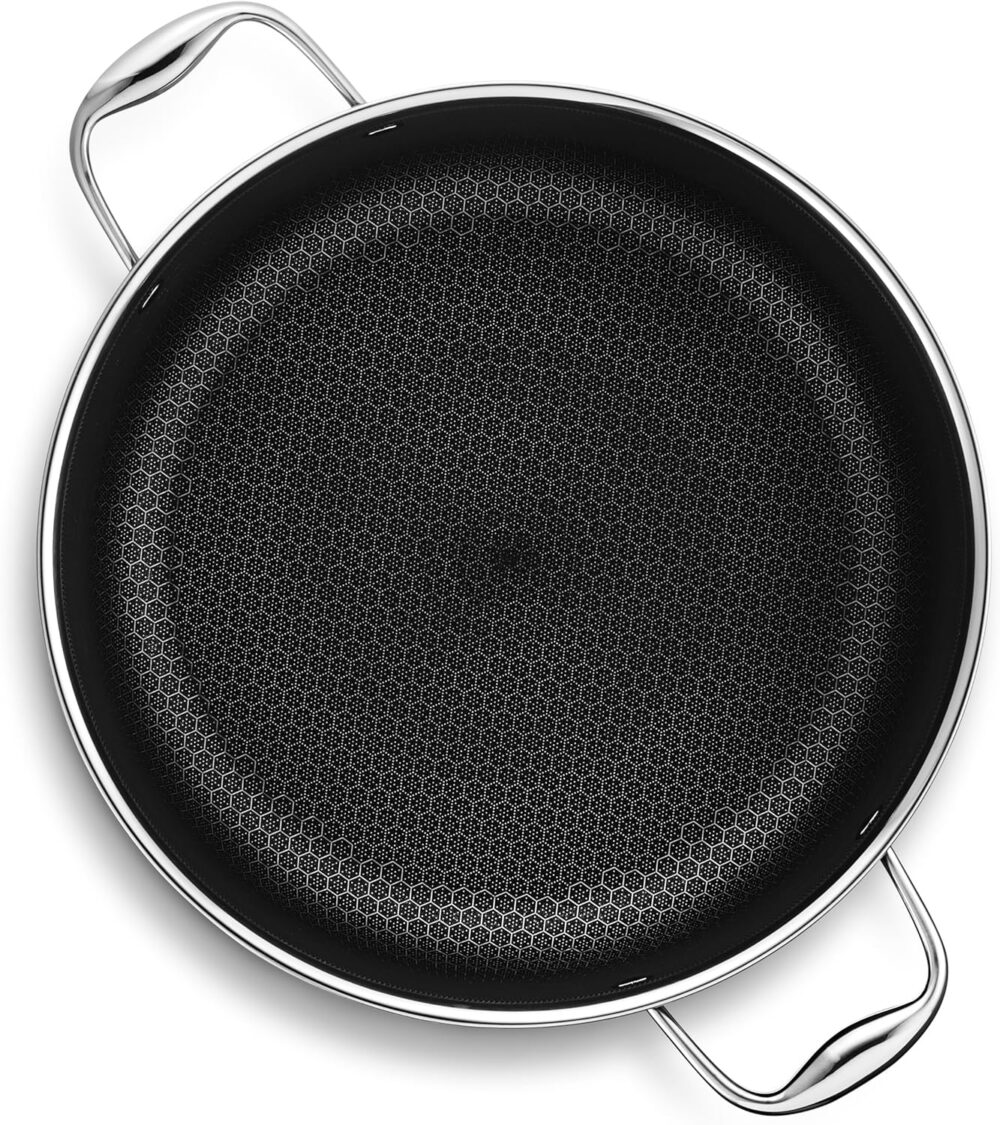 HexClad Panela híbrida antiaderente de 10 litros com tampa d... - Image 3