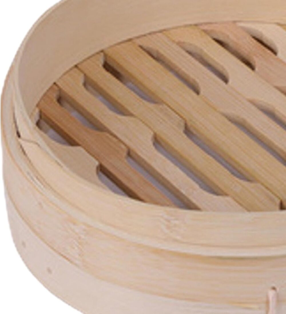 Baoblaze Cesta de vapor de bambu para alimentos, vaporizador... - Image 6