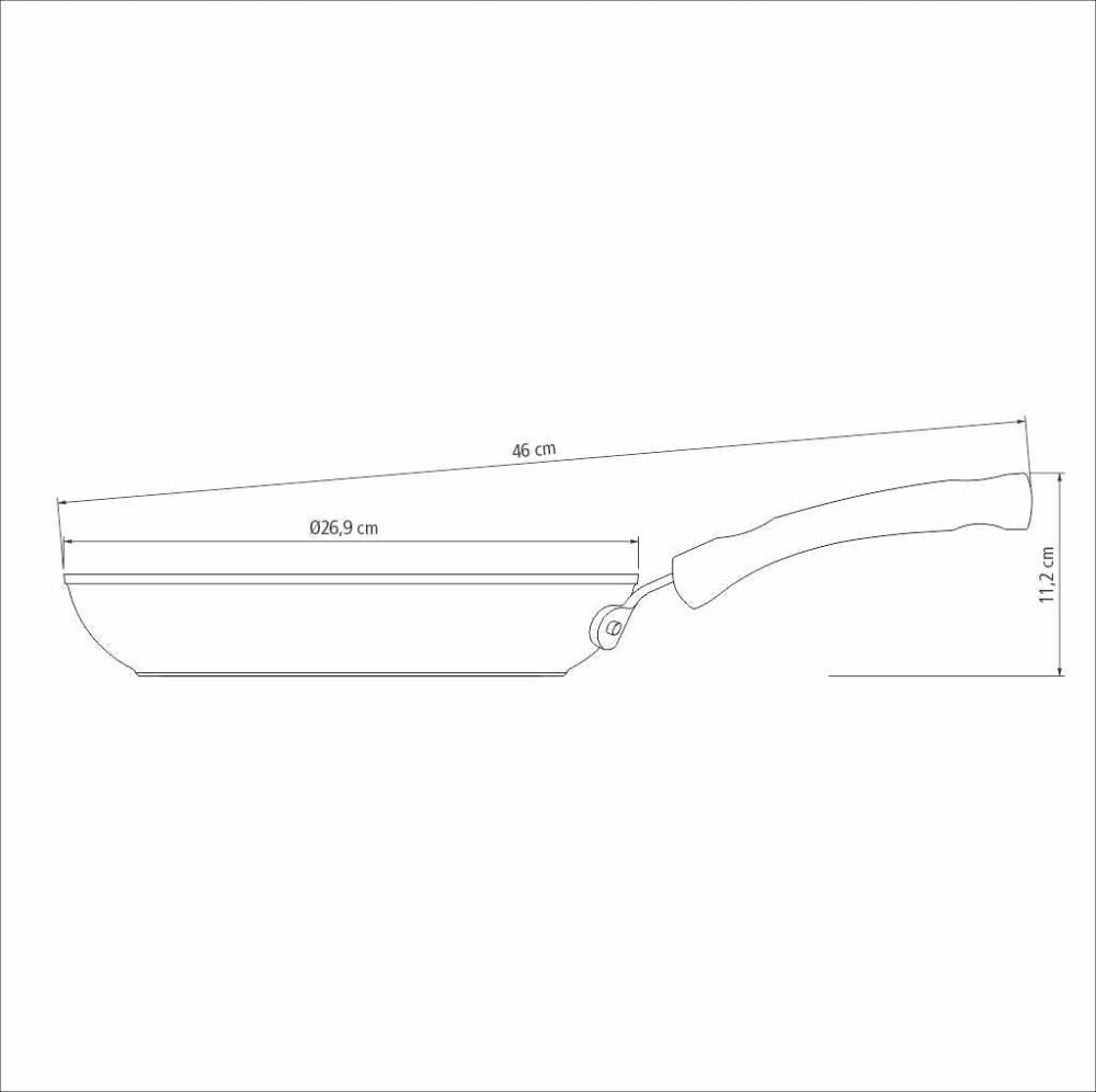Frigideira Alumínio 26 cm Monaco Indução Preto - Image 7