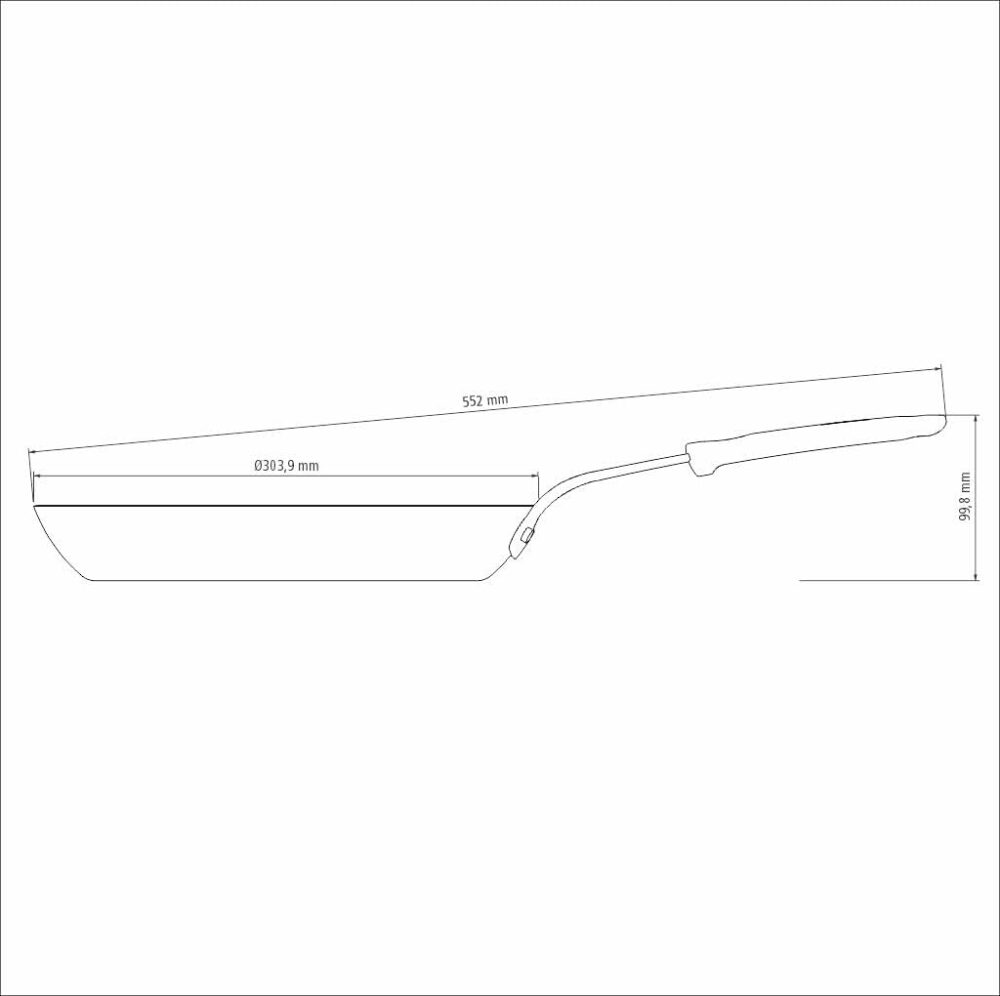 Bistequeira Tramontina Profissional em Ferro 30 cm 2,4 L