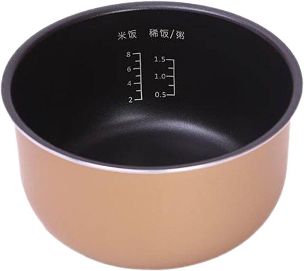 Yajuyi Panela de arroz doméstica, recipiente interno, utensí...