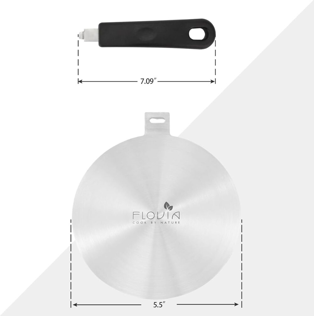 Placa adaptadora de fogão de indução de aço inoxidável de 14... - Image 3