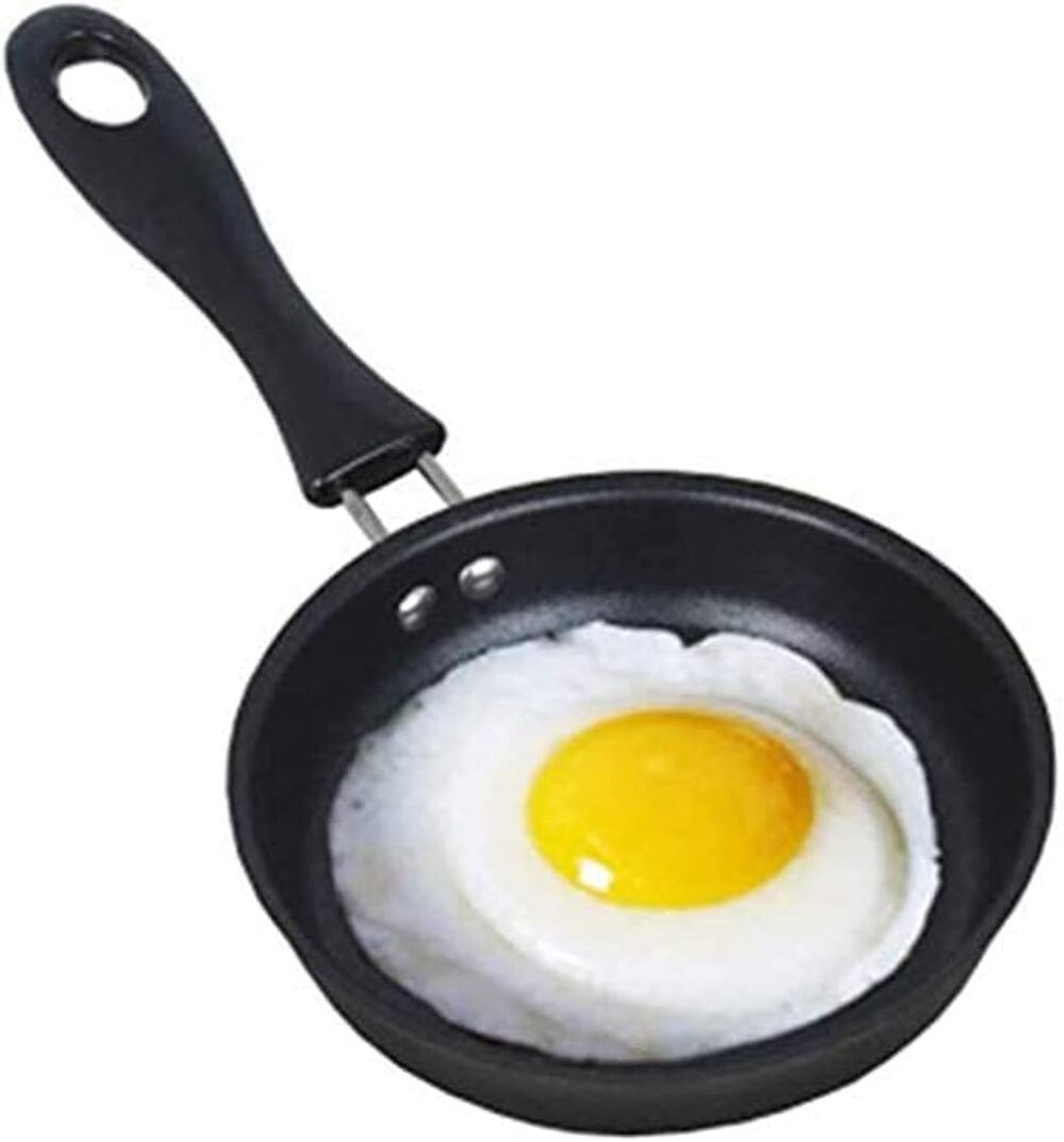 Demoyaya Mini frigideira para um ovo, frigideira antiaderent...