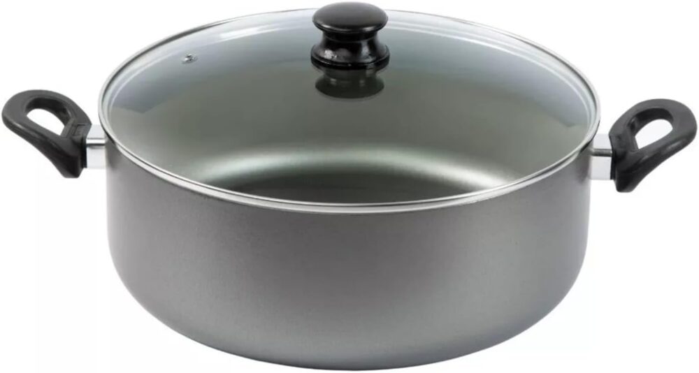 Panela Grande Antiaderente Avulsa N26 Com Tampa Preto