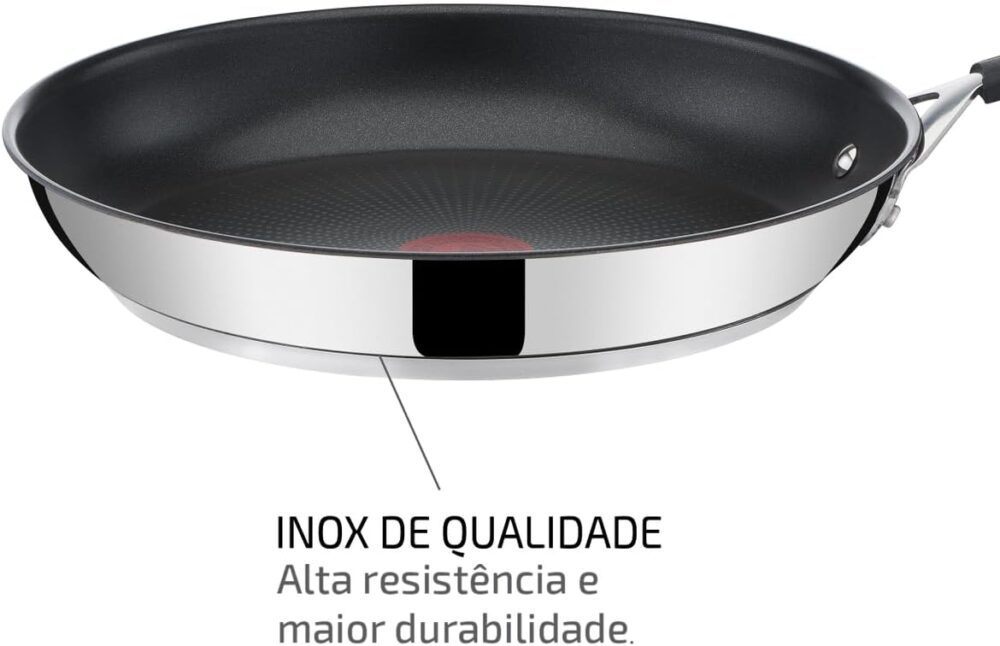 Frigideira Aço inox Com Indução Tefal Jamie Oliver 24cm - Image 3