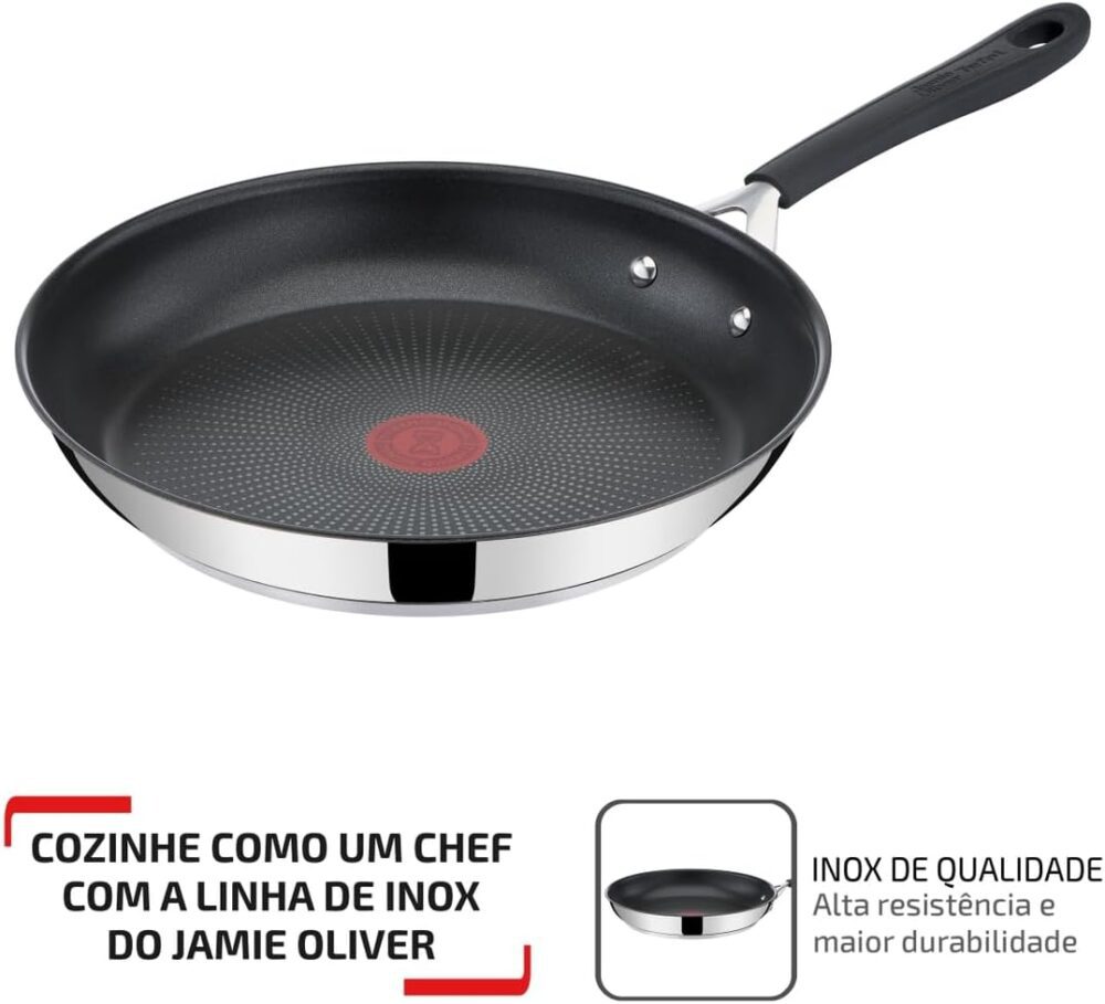 Frigideira Aço inox Com Indução Tefal Jamie Oliver 24cm - Image 2