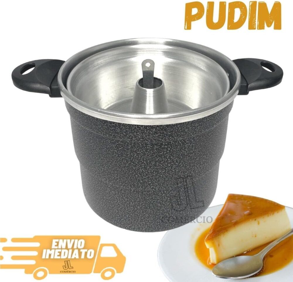 Panela Multiuso 3 em 1 Cuscuzeiro Com Tampa de Vidro Faz Pud... - Image 5