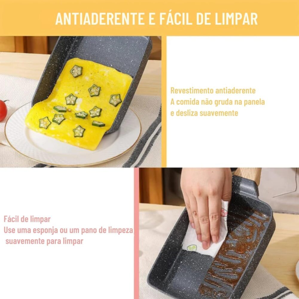 Frigideira Antiaderente e Antiderrapante - Tamagoyaki Pan 15... - Image 6