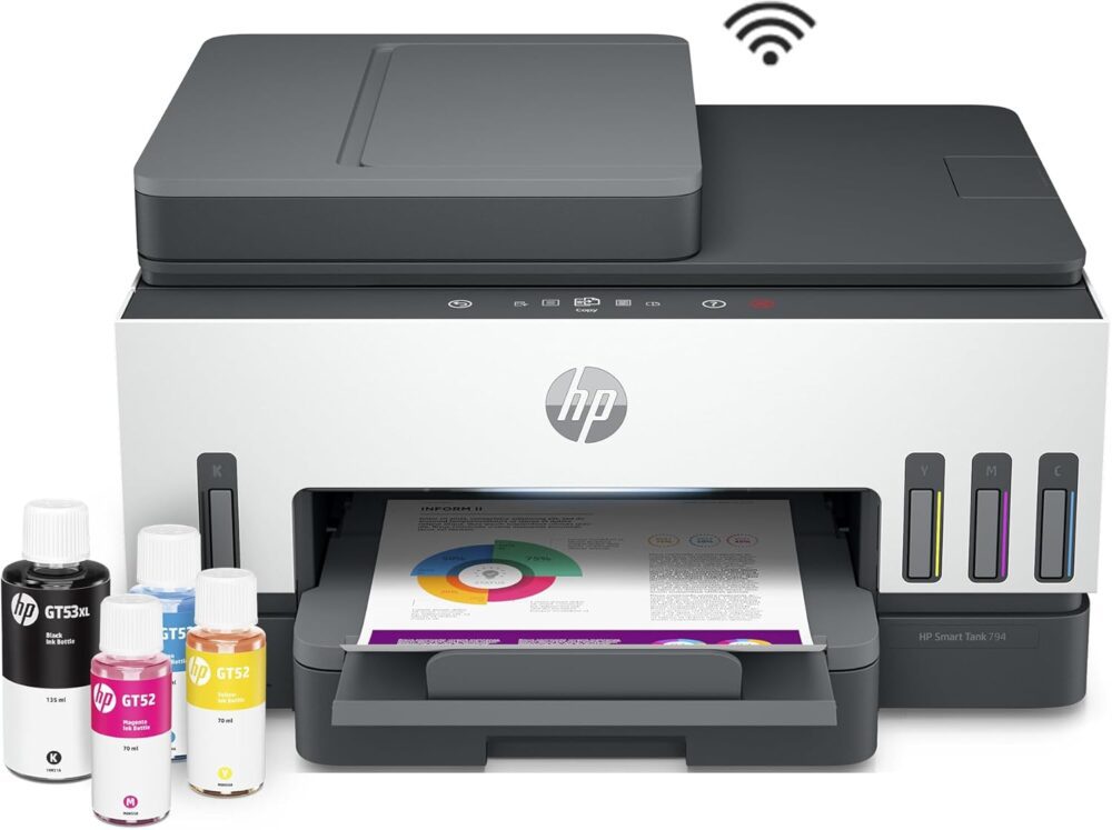 Impressora Multifuncional HP Smart Tank 794 Tanque de Tinta ...
