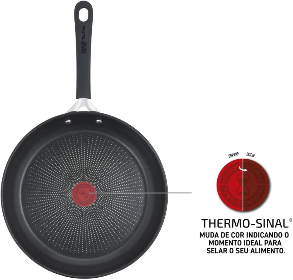 Frigideira Aço inox Com Indução Tefal Jamie Oliver 24cm - Image 6