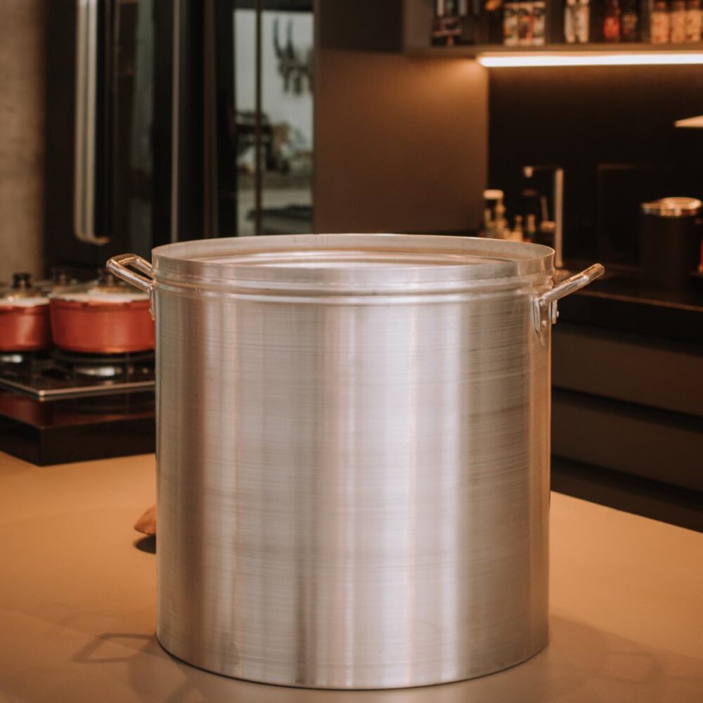 Caldeirã Grande Linha Hotel Restaurante Em Aluminio N 50 Cap... - Image 4