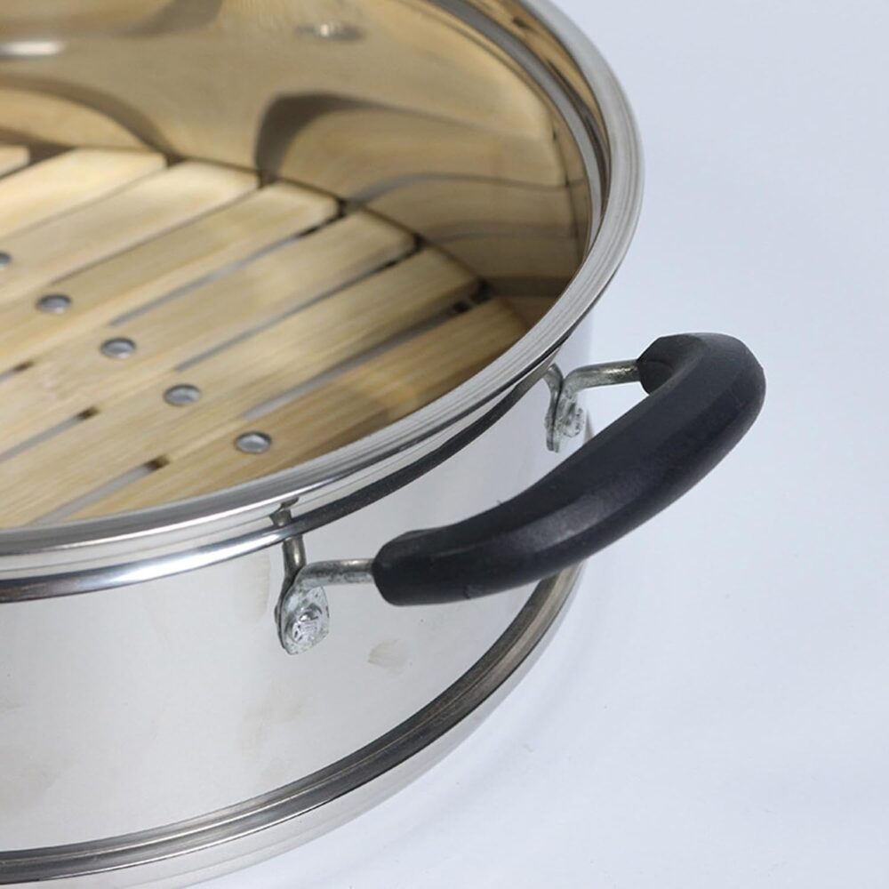 JISADER Cesta de vapor de aço inoxidável para panela cesta d... - Image 7