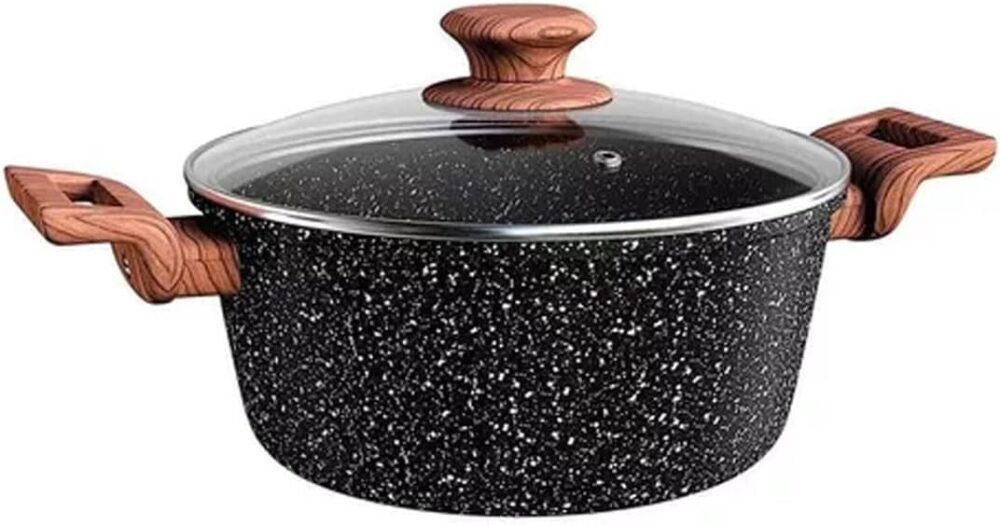 Caçarola 24 cm ColorStone de alumínio com antiaderente e tam...