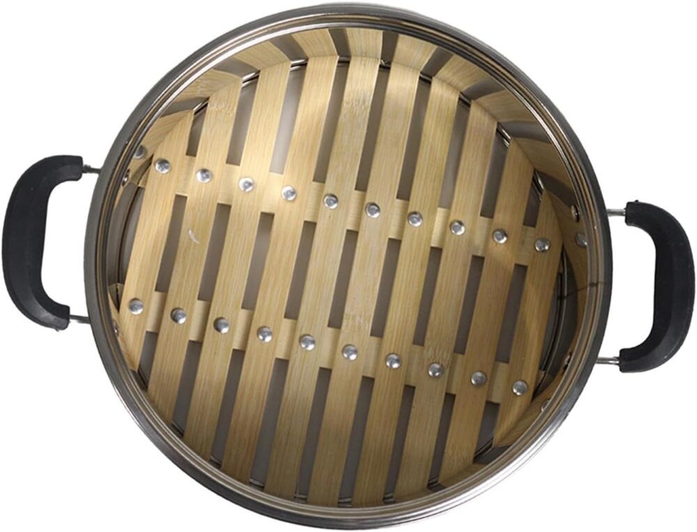 JISADER Cesta de vapor de aço inoxidável para panela cesta d...