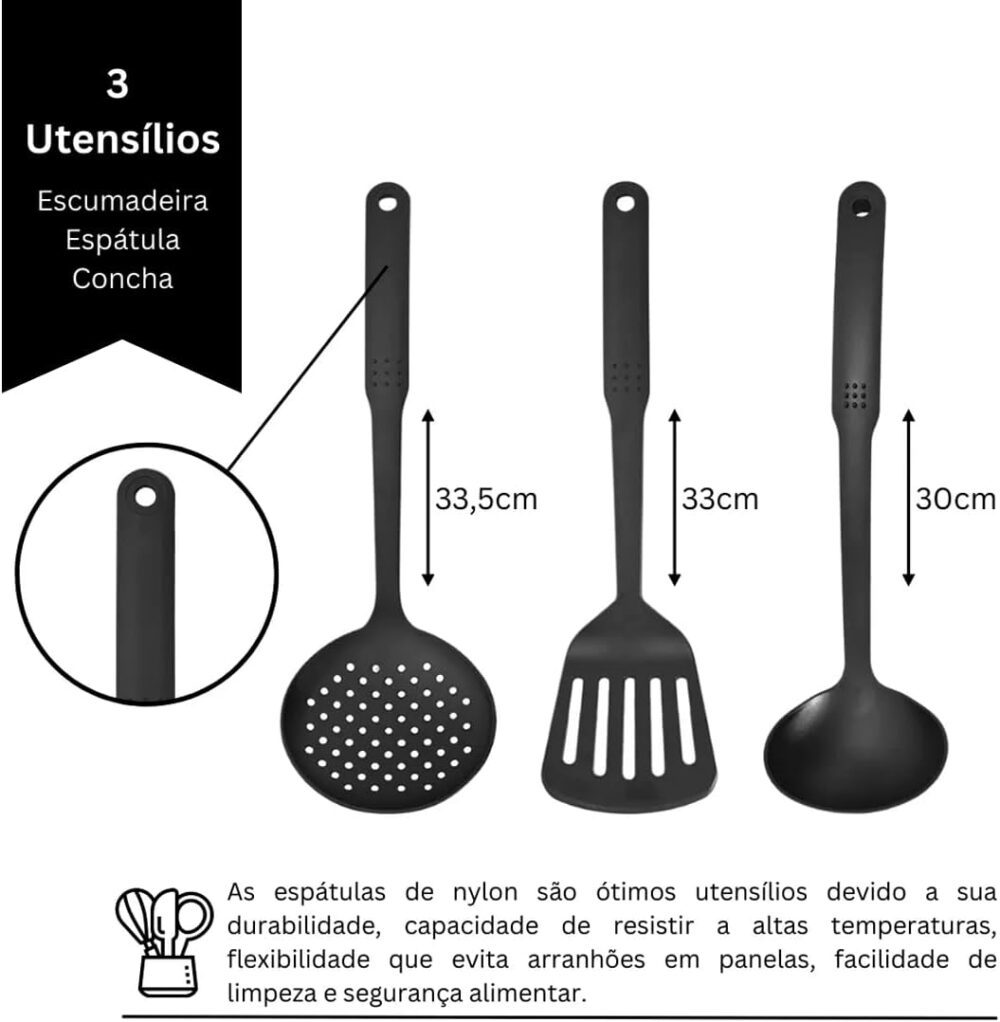 Conjunto Kit Jogo de Panelas Cerâmica 10 Peças Fogão Indução... - Image 7