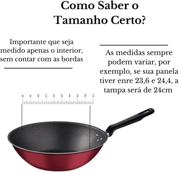 Tampa De Vidro Temperado Para Panelas E Frigideiras (28 cm) - Image 4