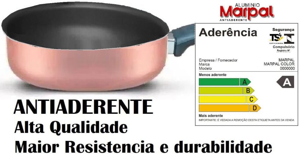 Jogo de Panelas 09 Peças Rosé Champanhe Antiaderente c/ Tamp... - Image 2