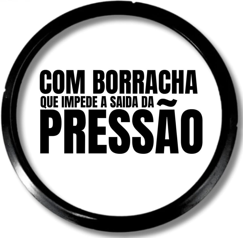 Panela de Pressão Alumínio Teflon Antiaderente Vermelho Roug... - Image 2