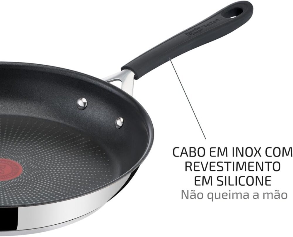 Frigideira Aço inox Com Indução Tefal Jamie Oliver 24cm - Image 7