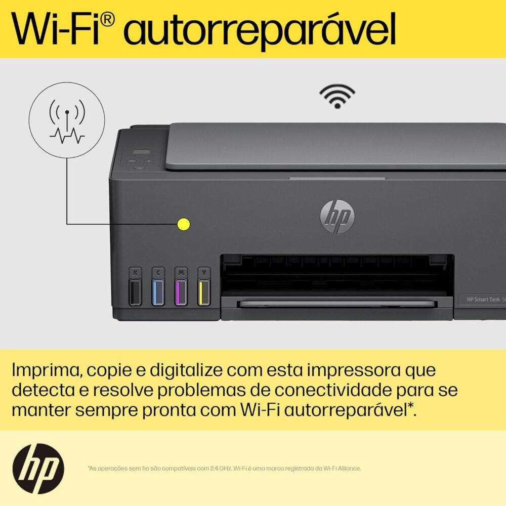 Impressora Multifuncional HP Smart Tank 581 Tanque de Tinta ... - Image 7