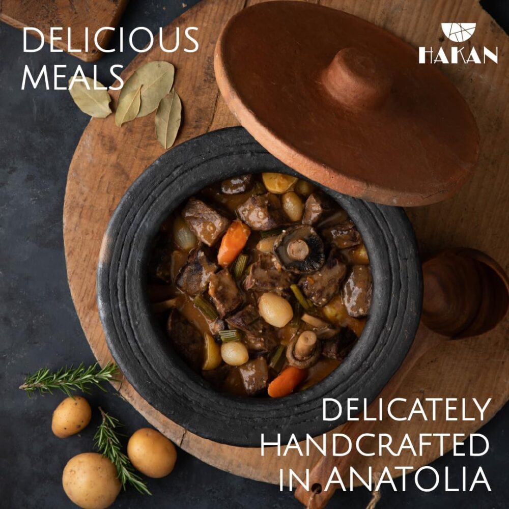 Panelas de argila com tampas, panelas de argila para cozinha... - Image 2