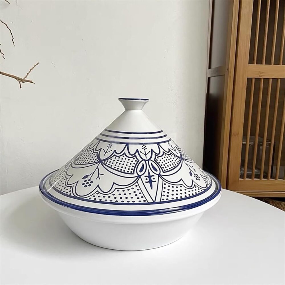 SXYAO Tajine Marroquino, Calibre 10,9 Polegadas Cerâmica Pla... - Image 4