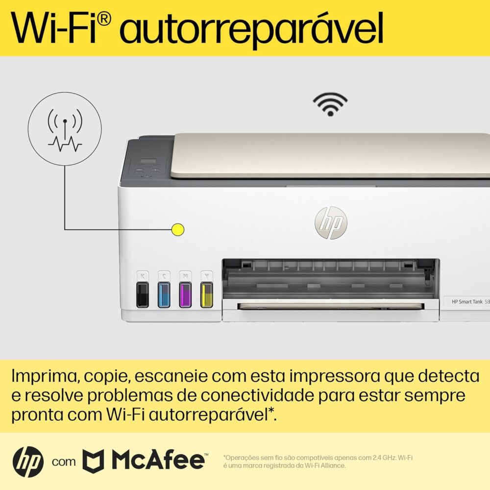 Impressora Multifuncional HP Smart Tank 583 Tanque de Tinta ... - Image 6
