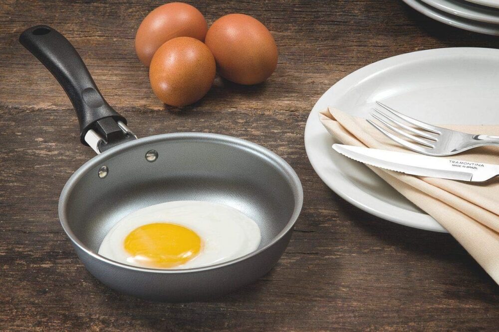 Frigideira Para Ovo De Alumínio Com Revestimento Interno De ... - Image 2