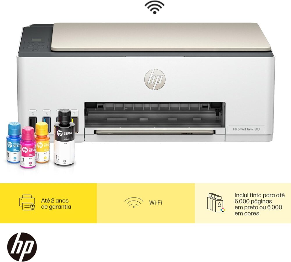 Impressora Multifuncional HP Smart Tank 583 Tanque de Tinta ... - Image 3