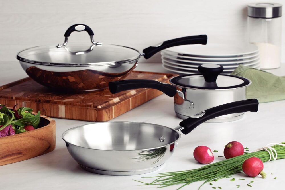 Frigideira Tramontina Solar Silicone Rasa em Aço Inox Fundo ... - Image 5