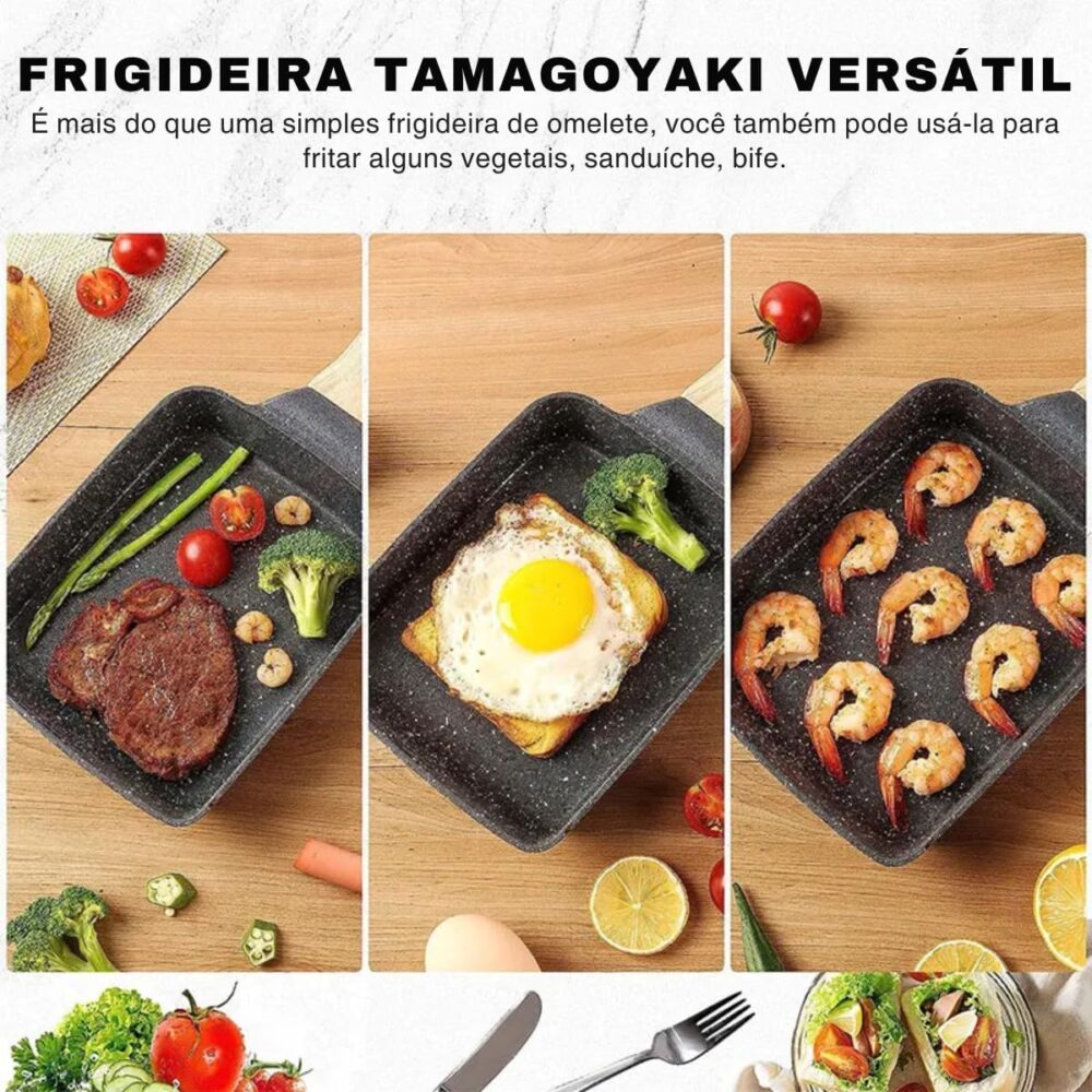Frigideira Antiaderente e Antiderrapante - Tamagoyaki Pan 15... - Image 5