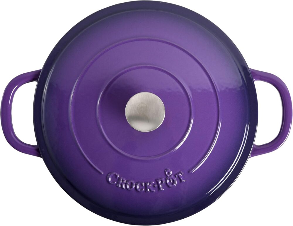 Braiser de ferro fundido esmaltado artesanal pote de pote de... - Image 4