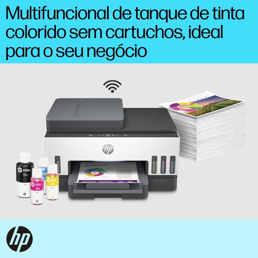 Impressora Multifuncional HP Smart Tank 794 Tanque de Tinta ... - Image 5