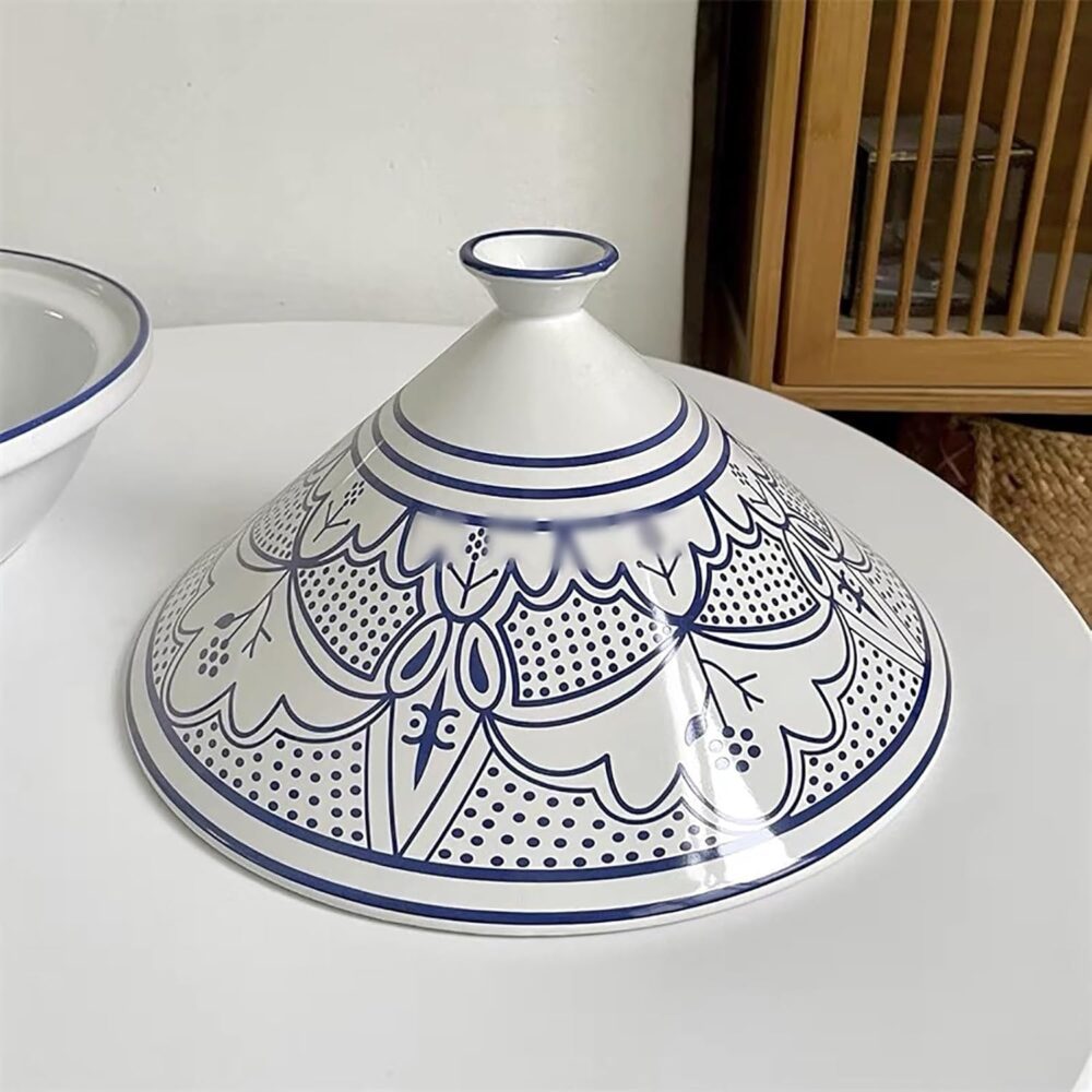 SXYAO Tajine Marroquino, Calibre 10,9 Polegadas Cerâmica Pla... - Image 3
