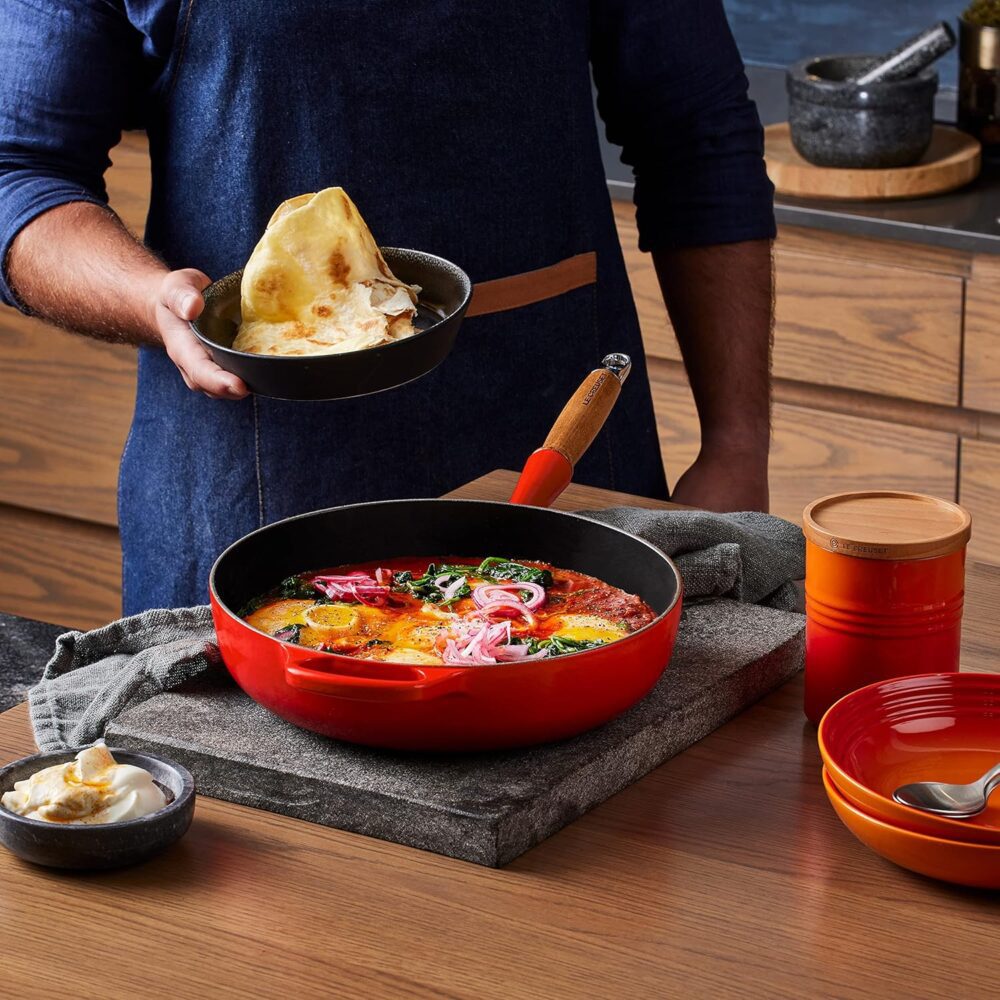 Le Creuset Frigideira Saute Cabo Madeira 28cm Vermelho - Image 2