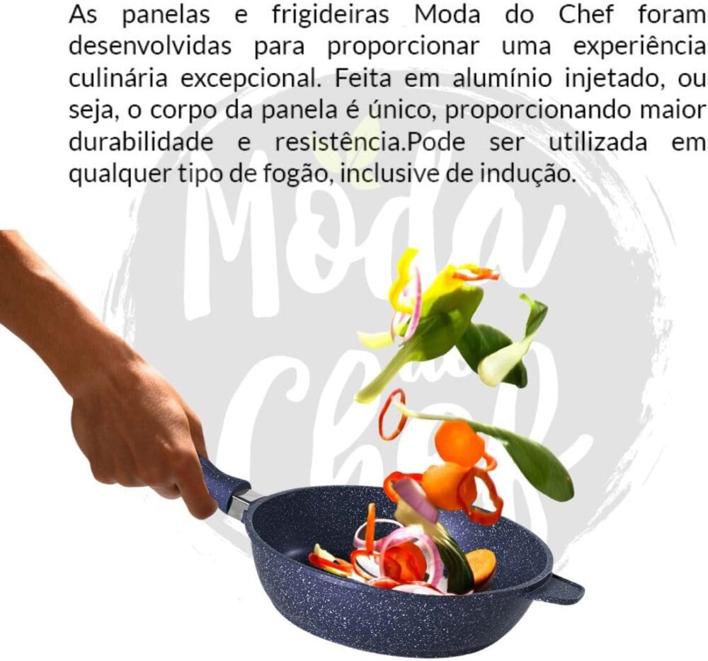 Jogo de Panelas Antiaderente com Tampa em Vidro 4 Peças Gran... - Image 10