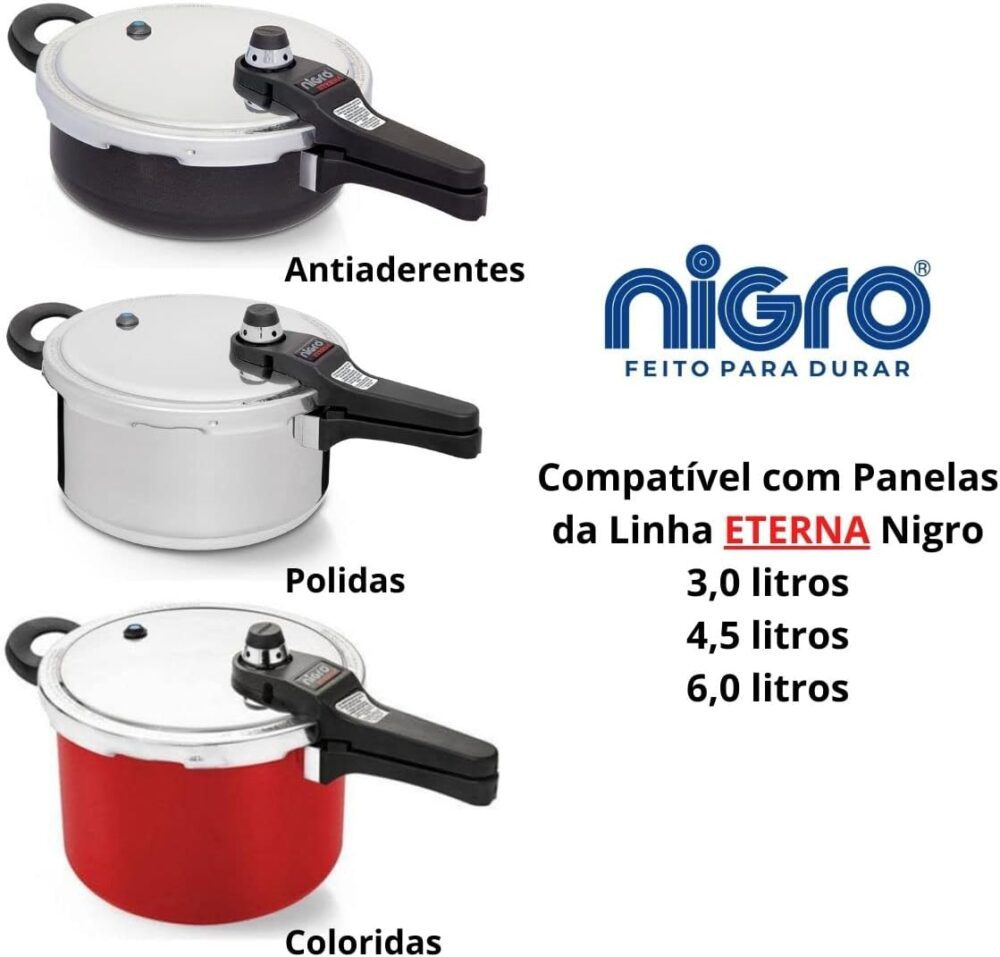 Cabo Superior Panela De Pressão Nigro Eterna 3l. 4,5l. E 6l. - Image 4