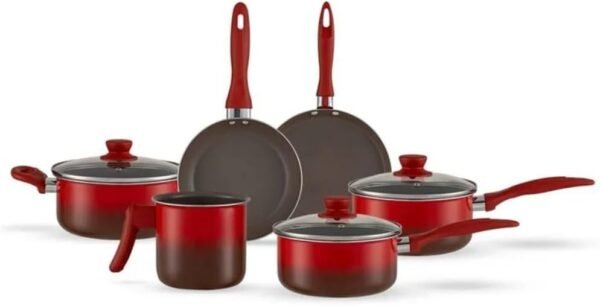 Brinox - Jogo de Panelas Antiaderente Ceramic Life 6 Peças E...