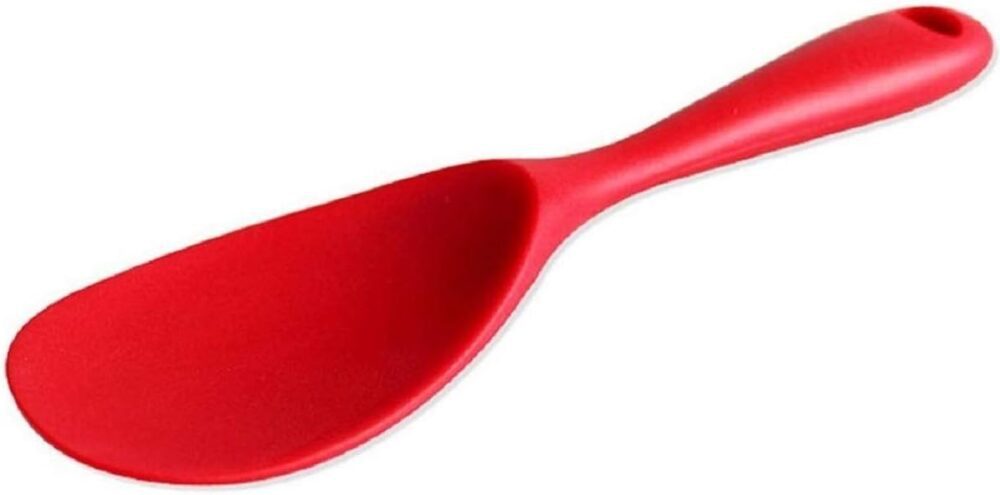 Colher Silicone Utensílio Panela Arroz Mexer Ovo Molho - Image 3