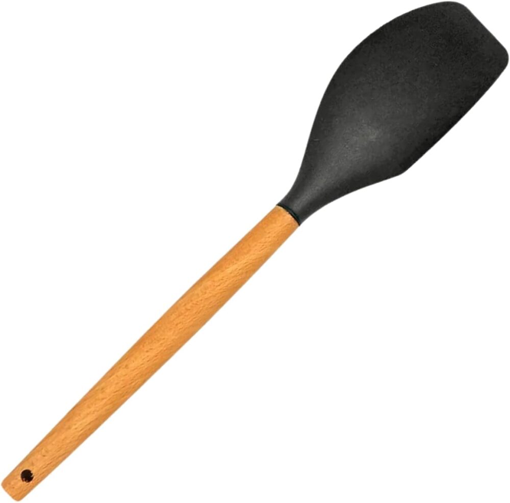Espátula de Silicone 32cm Cabo de Madeira Resistente Ao Calo...