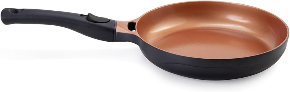 Frigideira Cerâmica com Cabo Destacável 24 cm Preta Le Cook - Image 2