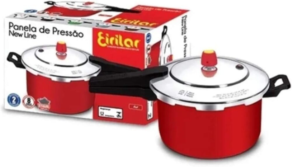 Panela de Pressão Fechamento Externo, Eirilar, 928, Red 7,5L - Image 2