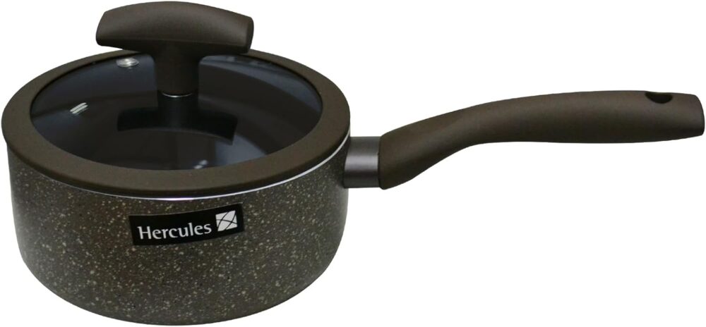 Panela Marrom em Alumínio Antiaderente Cabo Soft Touch 1,7L ...