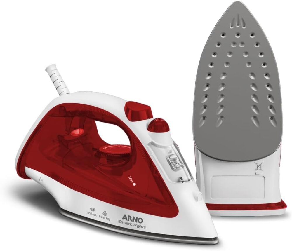 Ferro a Vapor Arno Essentialgliss com Base Antiaderente FMQ ...